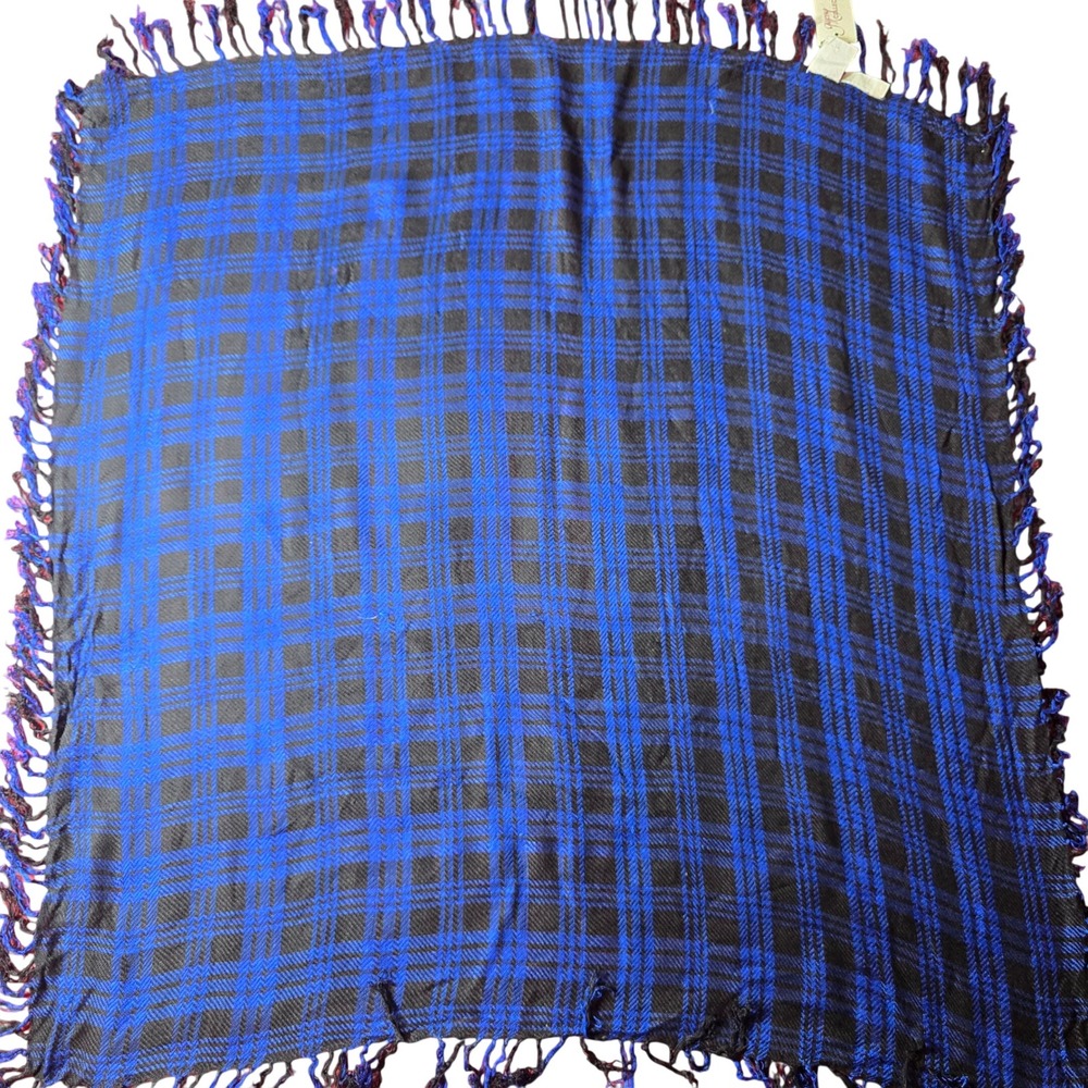 Head Neck Scarf Belt Shawl Stole Bandana Beach Cover-up Hankie Tie 32"x30" VTG